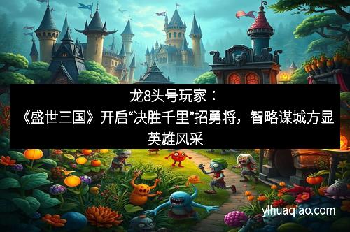 龙8头号玩家:《盛世三国》开启“决胜千里”招勇将,智略谋城方显英雄风采 龙8头号玩家:《盛世三国》开启“决胜千里”招勇将,智略谋城方显英雄风采